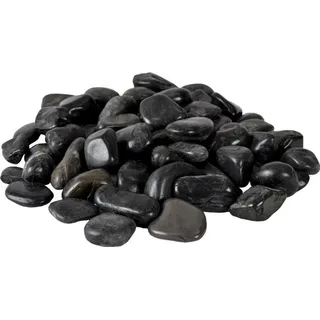 Intergarden Zierkies Dekosteine 20 kg 5-8 cm Schwarz