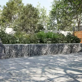 vidaXL Gabione mit Deckel 600 x 50 x 50 cm