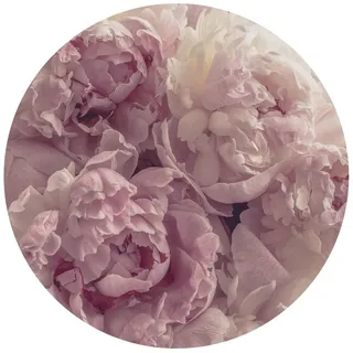 Wallarena Fototapete Rund Selbstklebend Tapete Wandtapete Runde Wandsticker Wandtattoo Schlafzimmer Wohnzimmer, Glatt, Blumen, Fototapete Selbstklebend 91 m x 91 m