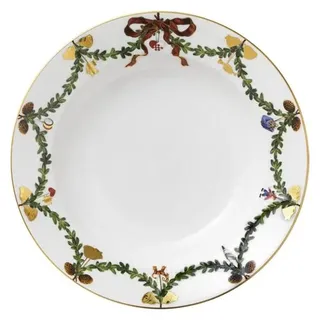 Royal Copenhagen Star Fluted Christmas, Teller, Mehrfarbig