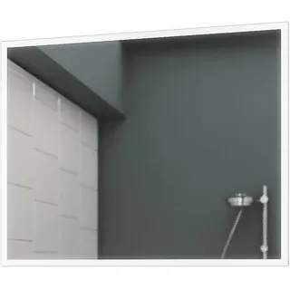 Concept2u LED Badspiegel Badezimmerspiegel Wandspiegel Bad Spiegel - 3000K Warmweiß 120 cm Breit x 80 cm Hoch Forte Licht umlaufend