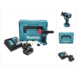 Makita Akku-Poliermaschine DPV 300 RFJ Akku Schleifer Polierer 18 V 50 / 80 mm Brushless