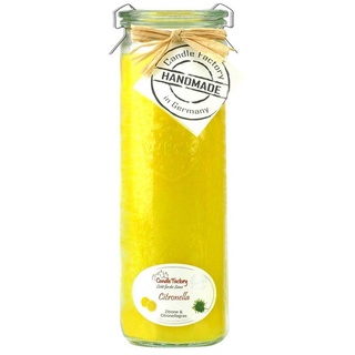 Candle Factory Duftkerze Candle Factory Duftkerze Big-Jumbo "Citronella", gelb gelb Ø 7 cm x 21 cm