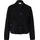 Strukturierte Jacke schwarz S