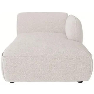 Vente-Unique Recamiere, Beige, Textil, Uni, 1-Sitzer, 107x74x165 cm, Wohnzimmer, Sessel, Relaxliegen