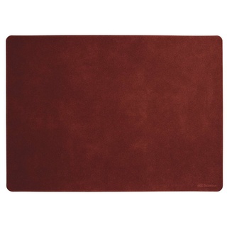 Platzset, ASA Selection soft leather placemats Tischset, red earth rot, ASA SELECTION