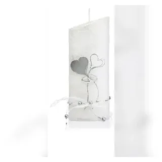 Wiedemann Kerzen Hochzeitskerze verziert 220 x 85 mm, mit individueller Namensverzierung