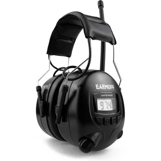 Gehörschutz Mit AM FM Radio AUX Anschluss & 31 Db Dämmung Radio Hören & Musik Vo