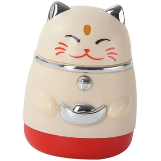 RORPOIR Zahnstocherspender im Katzen-design Lustiger und Dekorativer Zahnstochhalter für Küche Tragbare Zahnstocherbox für Restaurants Japanischer Stil Glückskatze Deko