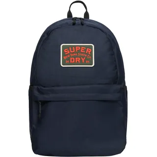 Superdry Damen Classic Patch Montana Rucksack Finster Marineblau 1SIZE