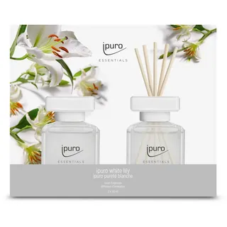 IPURO Raumduft ipuro Essentials Raumduft white lily 2 x 50 ml weiß