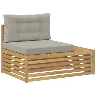 vidaXL Outdoor End Sofa Loungesofa weiß