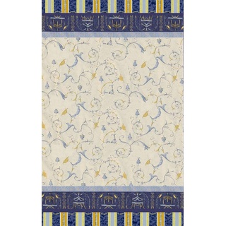 Bassetti OPLONTIS Granfoulard, Baumwolle, Blau, 350 x 270 x 1 cm