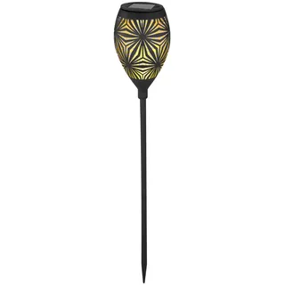 ETC Shop Außenleuchte Metall 11x58 cm 1x LED warmweiß schwarz