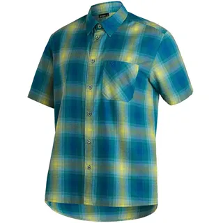 Maier Sports Kurzarmhemd Blau 56
