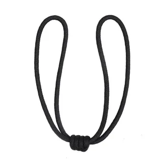 Gerster Raffhalter GERSTER "Salomea" Gr. 1, schwarz, B:65cm, Viskosemischung, Raffhalter