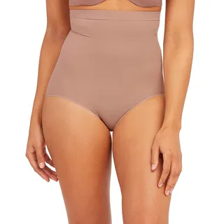 SPANX Shapewear für Damen Tummy Control High-Waisted Power Panties (Regular und Übergröße), Café Au Lait, 2X - 3XL