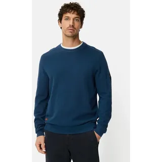 camel active Rundhalspullover mit Rundhalsausschnitt Langarm Pullover_Rundhalspullover blau XXXL (60)