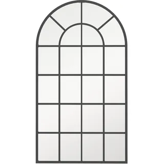 Homcom Garderobenspiegel 110 x 65 cm Schwarz
