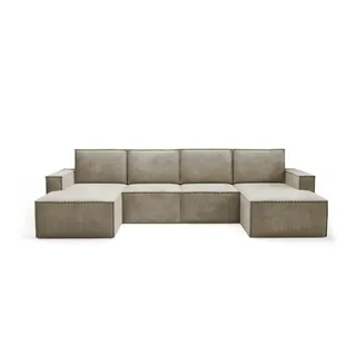 Wohnlandschaft  Orto ¦ braun ¦ Maße (cm): B: 320 H: 93