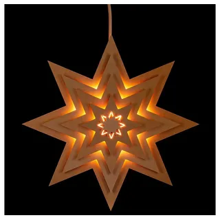 Kunstgewebe Taulin Schwibbogen Fensterbild Stern (30cm) von Kunstgewerbe Taulin
