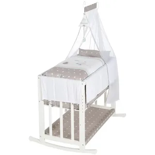 roba Stubenbett, (BxL): 76 cm x 95 cm, Holz, weiß - weiss