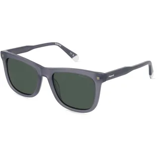Polaroid PLD 4167/S/X Unisex-Sonnenbrille Vollrand Quadratisch Acetat-Gestell, grau