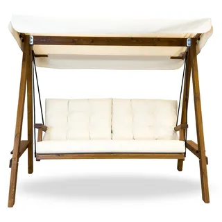 Westmann Hollywoodschaukel Pera 2000 Beige 203 cm x 116 cm x 180 cm FSC®