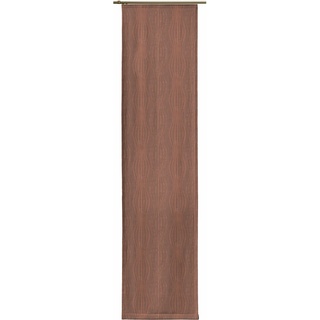 Schiebegardine WIRTH "Riccia" Gardinen Gr. 175 cm, Klettband, 60 cm, braun (braun, kupferfarben) Gardinen nach Räumen Gardine inkl. Beschwerungsstange
