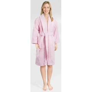 hammetex Bademantel 100% Baumwolle Rosa 3XL