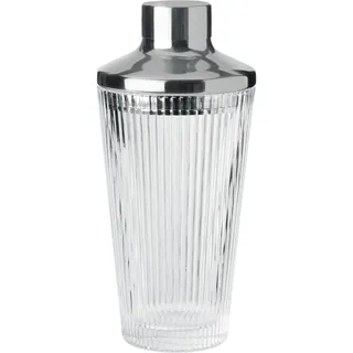 Stelton Pilastro Cocktail Shaker 400 ml Edelstahl Silikon Glas