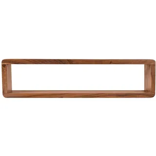 Wandregal aus Akazie Massivholz 80 cm breit