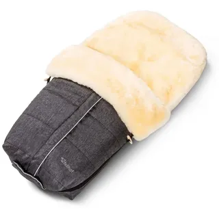 Kinderhaus Blaubär Kinderwagen-Fellsack Aspen TOP in Graphit Melange | Gr.: onesize
