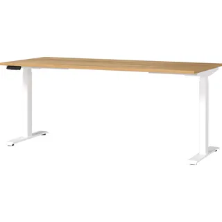Germania Schreibtisch Jet Eiche / Weiß