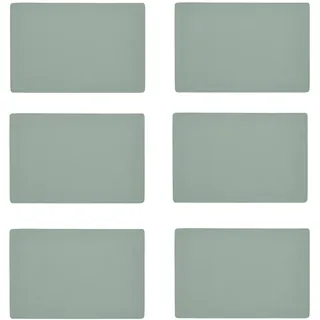 Zeller Platzset ZELLER PRESENT, grün (mint), B:30cm L:45cm, Platzsets, Kunstleder, metallic, 30x45 cm