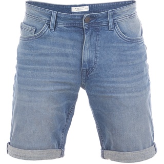 Tom Tailor Herren Jeans Short Josh Regular Slim Fit Slim Fit Light Blau Normaler Bund Reißverschluss W 33