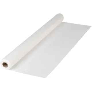 Hoffmaster 114000 Kunststoff-Tischdeckenrolle, 76 cm Länge x 101,6 cm Breite, Weiß