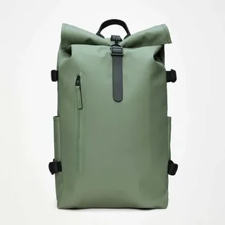 Rains Rolltop Rucksack Large Grau