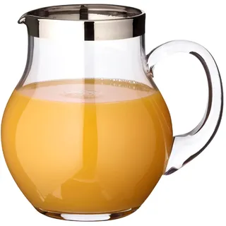 Edzard Krug Olivia (1,0 Liter, mundgeblasenes Kristallglas Platinrand