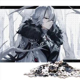 CARGIS 1000 Teile Puzzle für Erwachsene - Anime Genshin Impact Arlecchino - Karton - Jigsaw - 26x38cm - 1 Set, 1000 Stück, 1 Puzzle