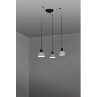 FARO KOMBO 3-flg. Ø200 schwarz matt, beige