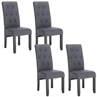 WOLTU Esszimmerstühle 4er Set, Küchenstühle gepolstert