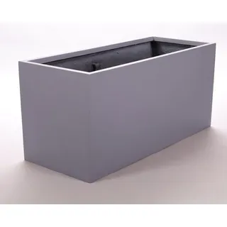 Elegant Einrichten Pflanzkübel Pflanzkübel Raumteiler Fiberglas Rechteckig 150x62x70cm Grau (1 St) grau
