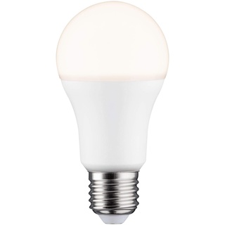Paulmann 50122 LED Lampe Standardform Smart Home Zigbee Warmweiß 9 Watt dimmbar Energiesparlampe Matt Beleuchtung Lampen 2700 K E27