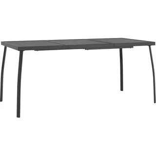 vidaXL Gartentisch 165 x 80 x 72 cm Anthrazit