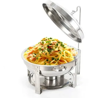 WUPYI2018 Chafing Dish Speisenwärmer,7.5L Edelstahl Warmhaltebehälter, für Catering, Buffet und Party