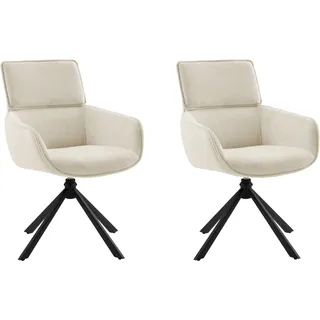 OTTO home Esszimmerstuhl Cusey Polyester beige 2er-Set