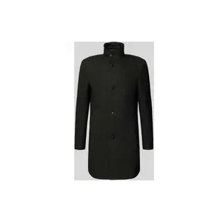 Slim Fit Mantel mit Strukturmuster Modell 'HYDE', Black, 110