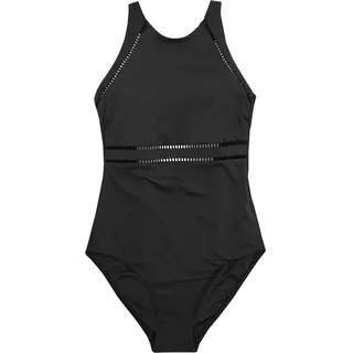 NEXT Damen Standard Sculpt and Shape Hochgeschlossener Badeanzug Schwarz 42 - 42