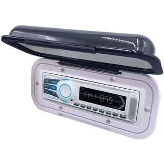 kdx-audio 78.3148 – Deckel für Radio Wasserdicht, Weiß